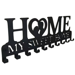 Jh-mech – porte-clés mural en métal rustique, décoration de la maison, My <span class=keywords><strong>Sweet</strong></span> Home, porte-clés mural - Product Image 1