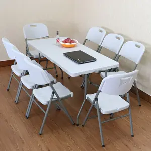 كرسي طعام معدني قابل للطي, كرسي طعام معدني قابل للطي للاستخدام الداخلي ، تصميم عصري ومتين