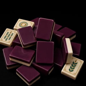 Juego de Mahjong de Lujo <span class=keywords><strong>Eden</strong></span>, Material Aarylie, No Tóxico, Duradero, Portátil, Automático, Personalizable, Estilo Personalizado para Noche de Halloween - Product Image 5