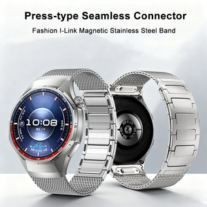 Correa de Reloj de Acero Inoxidable para Huawei GT6 Pro, Conector Magnético sin Costuras, Estilo Oficial - Product Image 5
