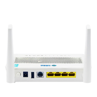 Digunakan HS8546V5 GPON XPON EPON ONU 4GE + 1TEL + 2USB + WIFI dengan dual-band WIFI FTTH versi Universal bekerja pada semua OLT