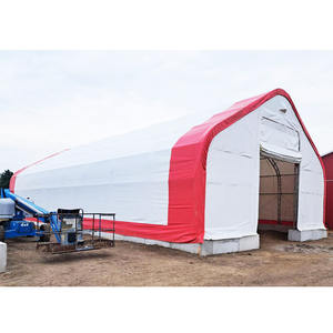 Meilleur Prix Grande Tente de Stockage Industrielle en Tissu à Double Treillis pour l'Agriculture - Product Image 1