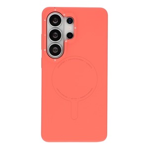 YOUNGKIT Serie Morandi per Samsung Galaxy S26 Ultra, Custodia Magnetica in Silicone Liquido e PC - <span class=keywords><strong>Arancione</strong></span> - Product Image 1