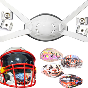 Accessoires <span class=keywords><strong>de</strong></span> casque <span class=keywords><strong>de</strong></span> football Protège-menton <span class=keywords><strong>de</strong></span> football Mentonnières Couverture rigide Mentonnière - Product Image 1