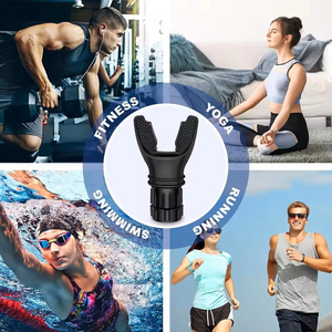 Wholesale Silicone Breathing Fitness Exercise Equipment Portable Throat Adjustable Resistance Device <b>Trainer</b> - Product Image 3