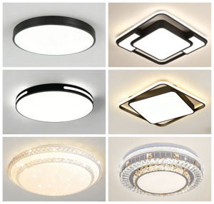 Lámpara de Techo LED Redonda y Cuadrada Clásica en Oferta, Lámpara de Techo LED Moderna Nórdica Económica para Dormitorio, Sala de Estar, Iluminación del Hogar - Product Image 2