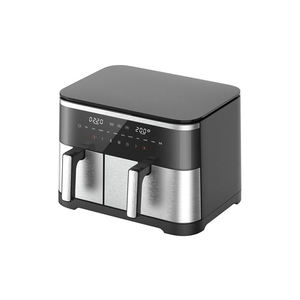 مقلاة هوائية كهربائية ذكية متعددة الوظائف بسعة كبيرة 4 لتر + 7 لتر، بلاستيكية وخالية من الزيت، للاستخدام المنزلي الحديث - Product Image 4