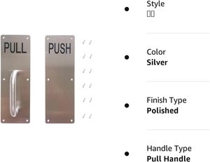 Phật Sơn Tùy Chỉnh Chất Lượng Cao Thép Không Gỉ Cháy Cửa Xử Lý 201 304 316 Tùy Chỉnh Xử Lý Thường Được Sử Dụng Cửa & Cửa Sổ Xử Lý - Product Image 5