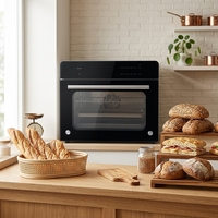 Four à convection commercial de comptoir à commande numérique intelligente 2 plateaux 45L pour boulangerie, usage domestique et café