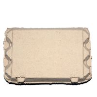Boîte à œufs en pulpe de couleur naturelle personnalisée de 15 œufs, emballage réutilisable, plateau à œufs en plastique à 30 trous, porte-œufs à vendre