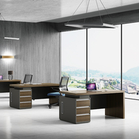 Meubles de bureau à domicile Ensembles de bureau table et chaises de bureau Bureaux d'ordinateur Table de meubles Bureau en bois avec tiroirs