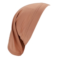Gorro cilíndrico malayo de seda de leche monocolor personalizable para mujer, capa base de alta elasticidad, pañuelo árabe para la cabeza