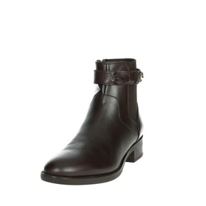 D36G1F 043NH marrone stivaletti bassi a punta chiusura Slip-On alta altezza inverno autunno pelliccia pu' Cowboy donna Chelsea - Product Image 6