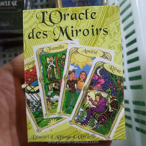 Cartas de <span class=keywords><strong>Tarot</strong></span> Francesas para Adivinación, Cartas de Oráculo con Afirmaciones Ecológicas, Baraja de Papel de Marsella con Guía, en Venta - Product Image 4