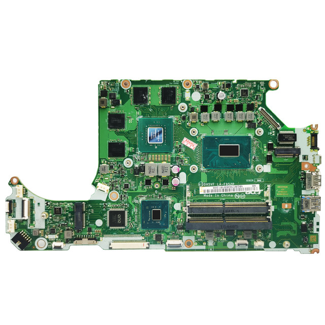 For ACER Aspire AN515-53 Laptop Motherboard LA-F952P i7-8750H CPU GTX1050-V4G GPU Mainboard 100% Tested Nitro AN515 AN515-52
