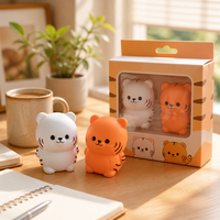 Jouet Squishy Nouveauté Chat Mignon Blanc Orange pour Enfants et Adultes – Vente au Détail, en Gros, Collection, Présentation et Fourniture