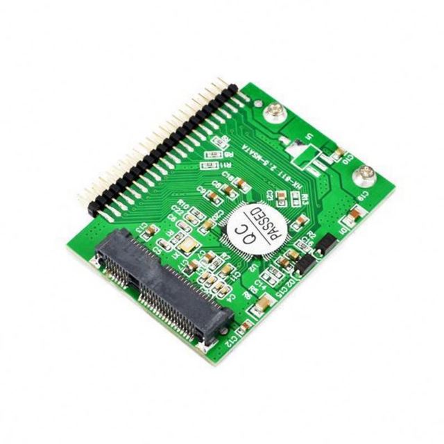 MSATA to IDE Adapter Card 2.5 Inch 44pin IDE Computer Solid State Drive Interface 5V Voltage Converter for Desktop Computer