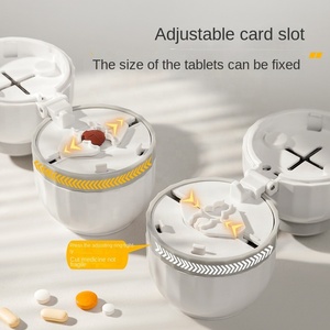 Wholesale Medibox Portable PP Medicine Cutter One-to-Quarter <b>Tablet</b> Artifact Plastic Sub-Packaging with Convenient Packaging - Product Image 2