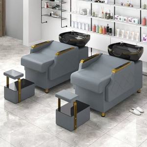 Équipement de coiffure de luxe, mobilier de coiffure, lavabo de coiffure, machine à shampooing, chaise de shampooing, salon de coiffure - Product Image 6