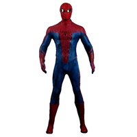 Kostum Spider-man 1 Andrew yang Disesuaikan untuk Perang Suku Klan, Halloween, Koleksi Pribadi Lengkap, Cosplay Film, Jas Trench