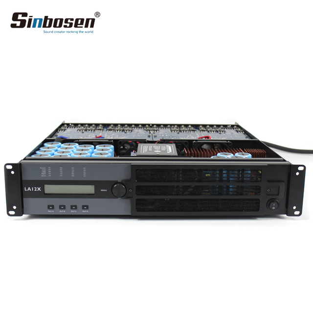 3 Years Warranty 4 Channel 2200 Watts 12X Subwoofer Dsp Amplifier