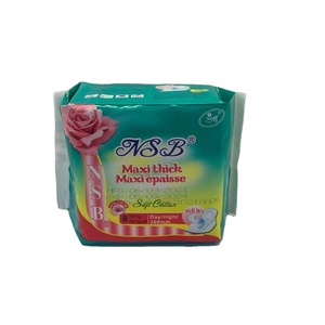 Alway-compresas sanitarias para mujer, compresas de algodón orgánico de alta absorción, venta al por mayor - Product Image 3