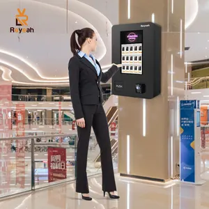 Máquina de venda automática de cigarros cbd com leitor de cartão, serviço inteligente com wi-fi 24 horas