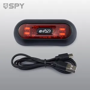 SPY Indicator Nhấp Nháy Cảnh Báo Xe Đạp Led Mũ Bảo Hiểm Ánh Sáng Xe Đạp Xe Máy Đuôi Ánh Sáng An Toàn Cho Mũ Bảo Hiểm