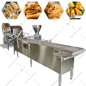Machine automatique à rouleaux de printemps/lumpia/shanghai, 2000-3000 pièces/heure, pour rouleaux de papier de riz croustillants et pâtisseries frites, en vente - Product Image 6