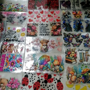 5000 + tendance LOGO personnalisé espagnol UV DTF enveloppes infirmière transfert autocollants enseignant 16oz 24OZ 20OZ Libbey verre gobelet autocollants - Product Image 6