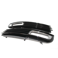 Nueva Cubierta de Rejilla para Faros Antiniebla Delanteros para Audi A8 D3 4E 2008-2010, Kit de Bisel Izquierdo/Derecho, Material ABS, Piezas de Carrocería