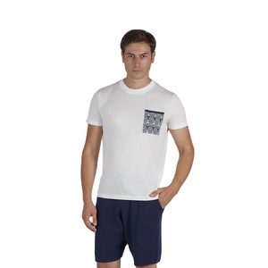 Fabricant de vêtements italiens t-shirts pour hommes meilleures ventes blanc manches courtes col rond casual