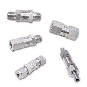 Thép không gỉ kiểm tra van áp lực cao nữ chủ đề nội bộ NPT kiểm tra van 1/8in, 1/4in, 3/8in, 1inch - Product Image 6