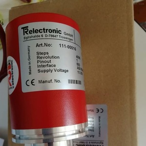 Encodeur électronique Tr IoV58 00030 fabriqué en Allemagne avec câble rouge et axe métallique pour usage industriel - Product Image 3