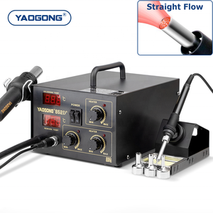 Station de Retravail à Air Chaud 2-en-1 852D+ 650W avec Affichage Numérique, Station de Soudage ESD Sûre pour PCB, BGA, IC, SMD et Outils de Réparation de Téléphones Mobiles - Product Image 1
