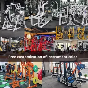 Banc de musculation plat à <span class=keywords><strong>action</strong></span> fractionnée avec plaques de poids Hummer, équipement de musculation complet pour salle de sport, banc de musculation commercial, F902 - Product Image 4