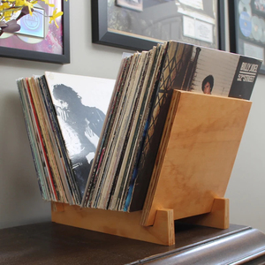 202504 Wood Vinyl Record Stand 80 <strong>LP</strong> <strong>Storage</strong> Display Rack Album Crate Holder Organizer for Vinyl Display <strong>Storage</strong> - Product Image 1