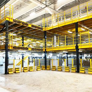 פלדה תעשייתי תאורה mzzanine פיל mzzanine רצפת פלטפורמה מחסן מתלים רצפה מתלים - Product Image 2