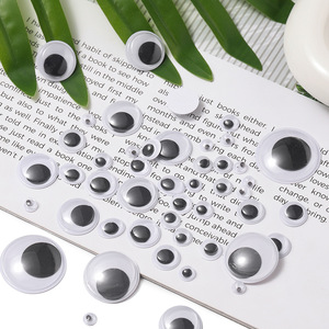 Pegatinas adhesivas para ojos, pequeños ojos de plástico para muñecas, para proyectos de manualidades infantiles, juguetes educativos, venta al por mayor - Product Image 4