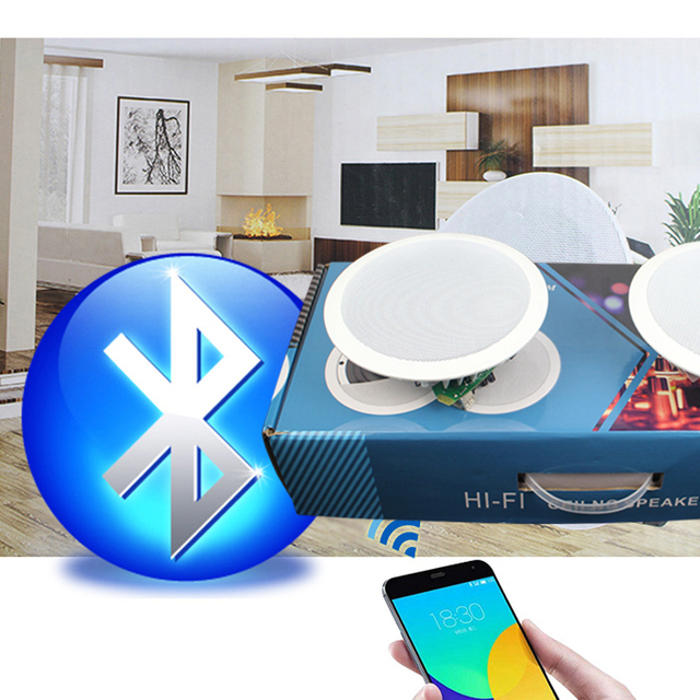High Quality Music Equipment Wireless BT Wall Mount Ceiling Speaker Home Theatre System,Coffee Bar