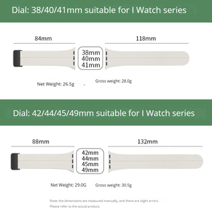 Correa de reloj plegable con hebilla magnética de silicona 2024 NUEVA para <span class=keywords><strong>Apple</strong></span> <span class=keywords><strong>Watch</strong></span> Ultra 2, iWatch series 9, 8 y 7 - Product Image 4