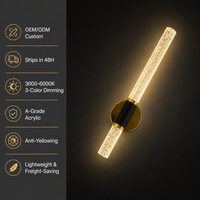 Applique Murale LED Moderne de Luxe en Fer pour Villa, Suite Principale, Hôtel de Charme, Escalier, Hall d'Entrée, Couloir, Coin Lecture - Vente Directe Usine OEM