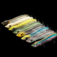 Leurre de pêche flottant Topwater Popper 125mm 17.5g, appât dur artificiel pour eau salée et eau douce, leurre de lancer pour achigan, brochet, marlin