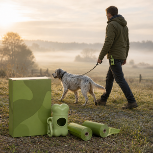 Bolsas para excremento de perro de marca privada, extra gruesas, a prueba de fugas, para paseos diarios y viajes, con empaque personalizado. - Product Image 2