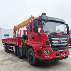 Camión Grúa Hidráulica de 14 Toneladas, Marca Dongfeng, 8X4, Volante a la Izquierda/Derecha, Camión Grúa de Construcción - Product Image 2