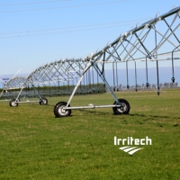 Système d'irrigation à pivot central IRRITECH de 60 hectares avec arroseur Senninger Iwob en Ukraine