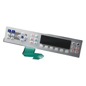 Key Pc pvc Electrical Switch Control Panel Flexible Film Touch Key Panel Supplier Microwave Membrane Switch