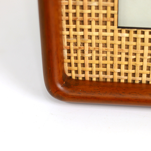 Cổ điển cổ điển mây và gỗ khung hình wicker Boho mộc mạc khung ảnh tùy chỉnh-bàn đứng và tường - Product Image 3