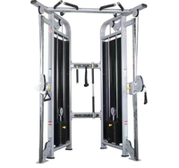 Machine de musculation professionnelle à poulies croisées doubles réglables, équipement de gym pour entraînement fonctionnel et renforcement musculaire complet du corps