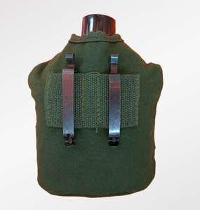 Botella de Agua de Aluminio Estilo Americano de 0.8L, Juego de 3 Piezas, 14.5x11x21cm, 292g, Ligera, con Bolsa Molle Estilo Segunda Guerra Mundial - Product Image 4